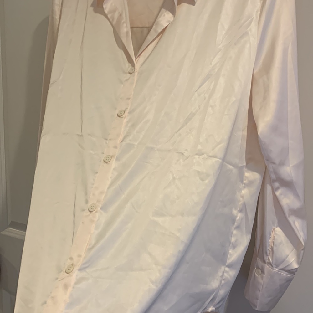 Satin Button Down - image 1